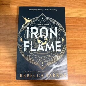 Iron Flame Rebecca Yarros 1st Edition Print Book Paperback Dragon Sprayed Edges